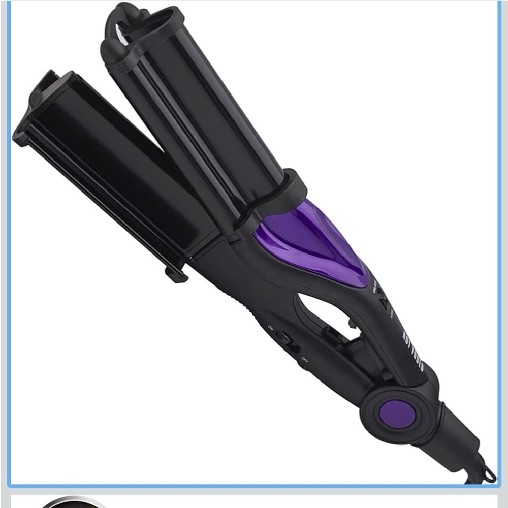 Hot Tools Ceramic Tourmaline Deep Waver NWOB